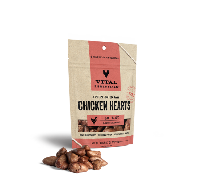 Freeze-Dried Chicken Hearts Cat Treats