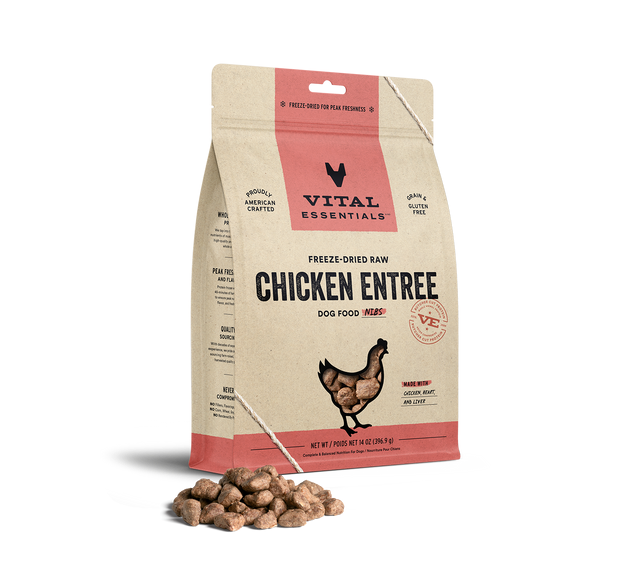 Freeze-Dried Chicken Entree Dog Food Nibs